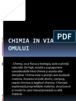 Chimia in Viata Omului