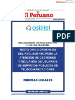 RESOLUCIÓN DE CONSEJO DIRECTIVO Nº 099-2022-CD/OSIPTEL