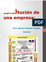 PDF Constitucion de Una Empresa DL