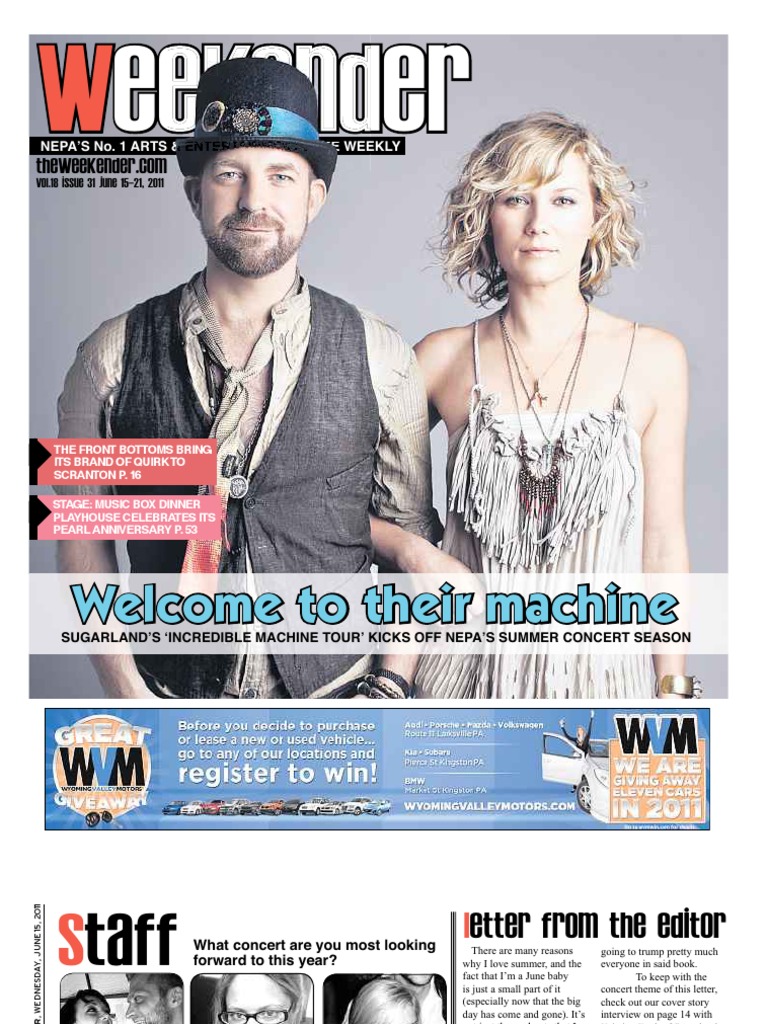 The Weekender 06-15-2011 | PDF | Leisure | Entertainment (General)