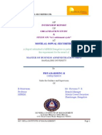 Motilal Oswal's report on organizational study and "t+1 settlement cycle