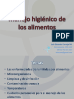 Manejo Higinico de Los Alimentos