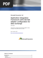 Application Integration Framework (AIF) BizTalk Adapter Configuration For Data Exchange