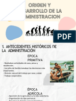 Origen y Desarrollo de La Administracion Documento COMPLETO