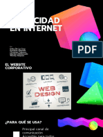 Presentación Propuesta Proyecto Objetos 3d Degradados Coloridos Fondo Negro