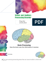 Visual and Auditory Processing Disorder