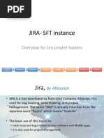 JIRA-SFT Instance: Overview For Jira Project Leaders