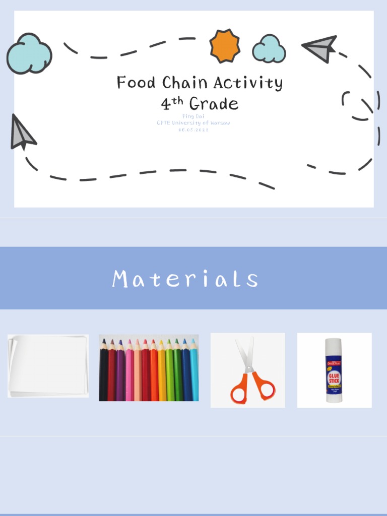 Clil Food Chain Activity | PDF