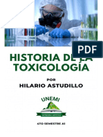 HISTORIA DE LA TOXICOLOGÍA