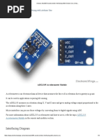 Arduino Adxl335 Accelerometer Interfacing With Arduino Uno