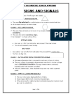 Traffic Signs and Signals Guide