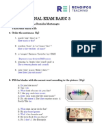 BASIC 3 - Final Exam