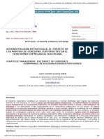 Administración Estratégica - El Impacto de Las Normas de Gobierno Corporativo en El Desempeño Empresarial Boliviano