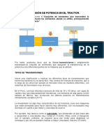 4.1 Transmisión de Potencia en El Tractor Agricola