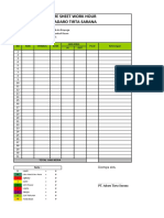 Format Absensi Manual PT ATS