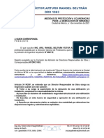 Proyecto Protección A Colindantes-Demolición de Construcción de 2 Niveles