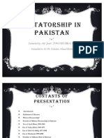 Dictatorship in Pakistan Slides