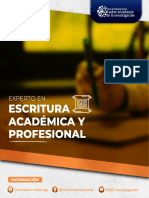 Escritura Académica y Profesional Dossier para Inscripción