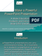 How To Make A Powerful Power Point Presentation