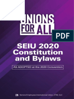 SEIU 2020 Constitution and Bylaws