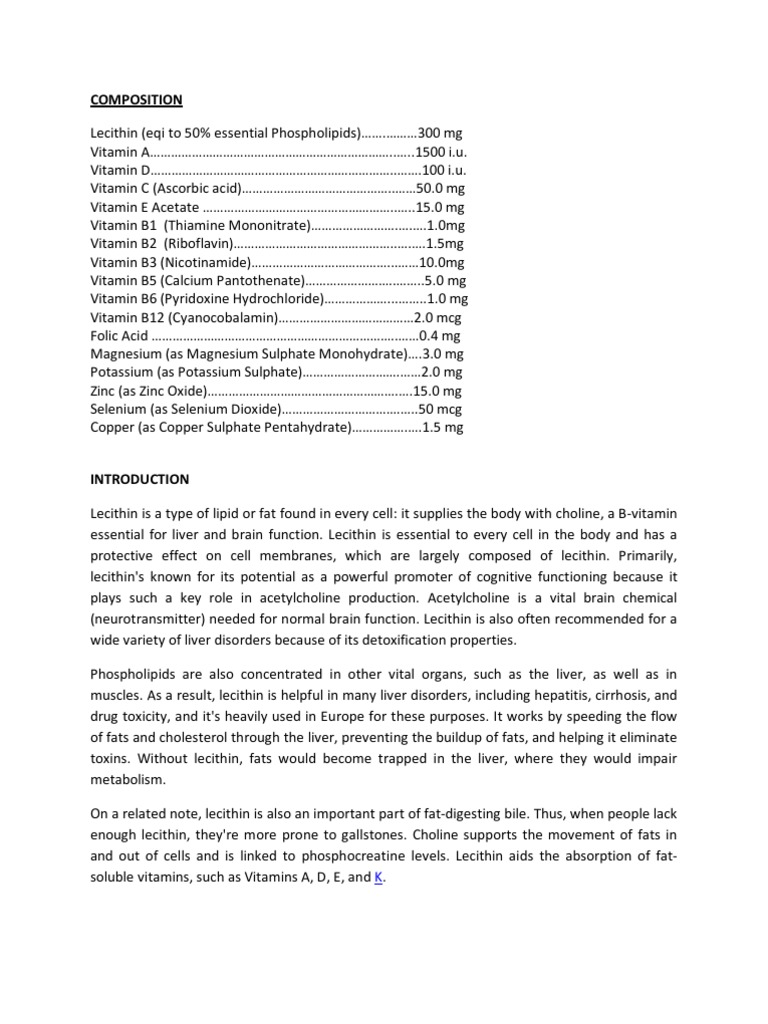 Lecithin 300mg Liver Glutathione Free 30day Trial Scribd