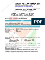 PT. NUGROHO PRATAMA CHEMICA ASIA MSDS