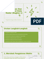 Panduan Pengolahan Dan Visualisasi Data Radar