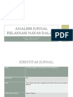 Analisis Jurnal Relaksasi Nafas Dalam