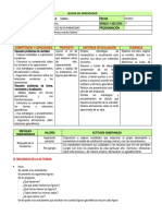 2° SESIÓN Matematica