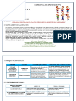 Experiencia de Aprendizaje N 2 Tercer Grado Uceda 2022