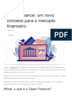 Open Finance: um novo conceito para o mercado financeiro
