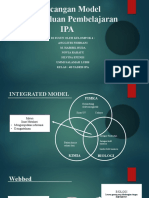 Rancangan Model Keterpaduan Pembelajaran IPA