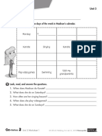 Worksheet Unit 3