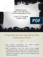 Peringatan Isra'dan Mi'raj Nabi Muhammad Saw Tahun 2015