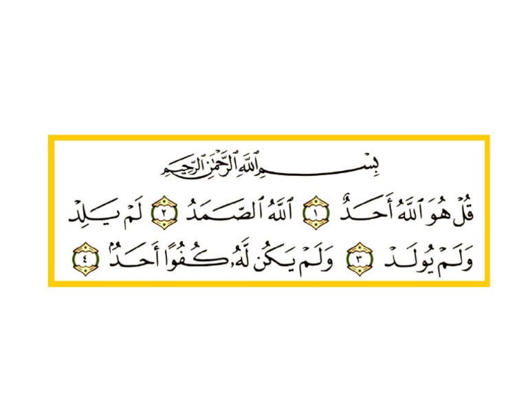 Surah Al Ikhlas | PDF