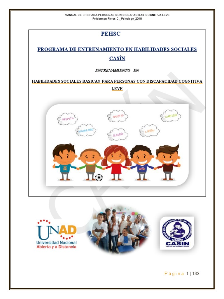 Programa Ehs. | PDF | Discapacidad intelectual | Aprendizaje