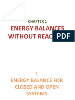 1 - Energy and Energy Balances