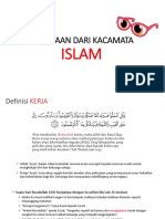 PEKERJAAN DARI KACAMATA Islam