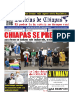 Periódico Noticias de Chiapas, Edición Virtual Martes 21 de Junio de 2022