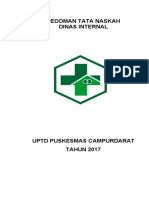 Pedoman Tata Naskah Akreditasi Uptd Puskesmas Campurdarat