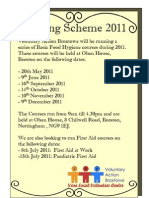 Training Scheme 2011