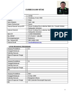 Format CV 2019 Azwil