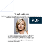 Font Name and Target Audinece