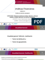 Matemáticas Financieras Unidad III - I