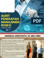 Audit Penerapan Program Manajemen Risiko