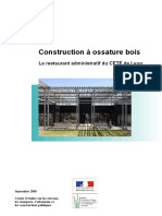 Construction À Ossature Bois: Le Restaurant Administratif Du CETE de Lyon