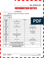 Safety Information Notice: Subject: Equipment and Furnishings Measures To Be Taken If The Hoist Jams in Operation