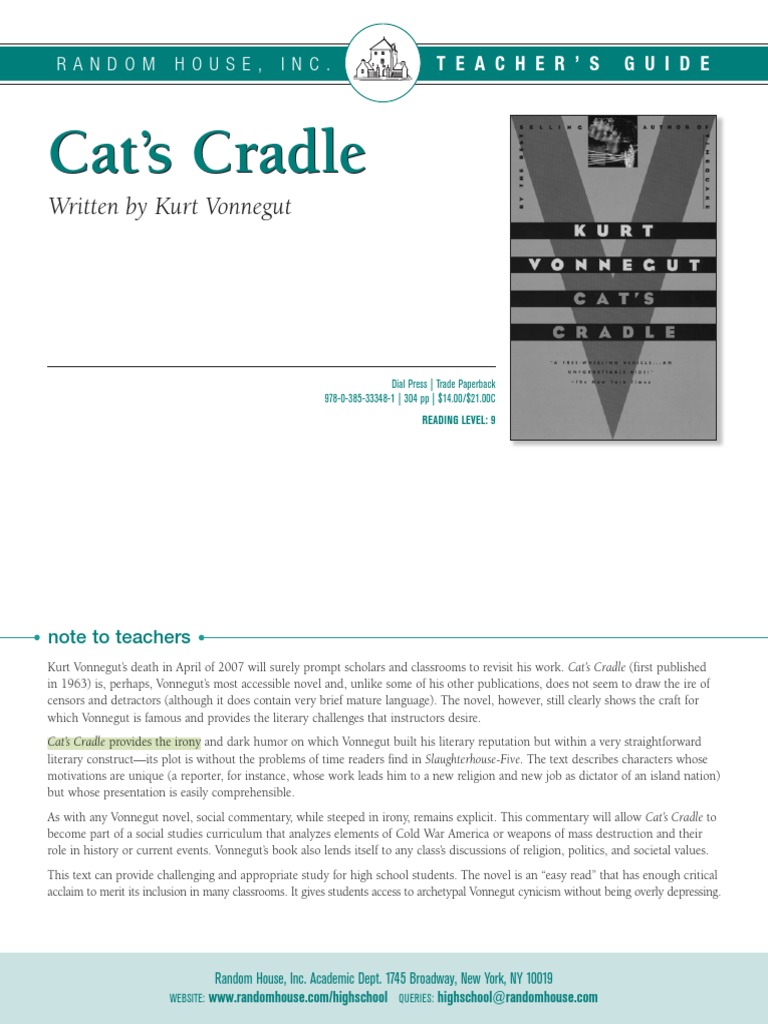 Cat's Cradle PDF Kurt Vonnegut