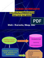 GOOD CLEAN GOVERNANCE Dikonversi