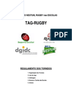 Regulamento do projeto Nestum de Tag Rugby nas escolas